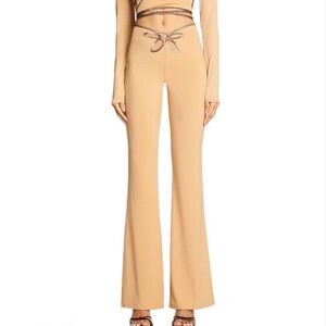 I.AM.GIA Tan Pants with Cutout Detail